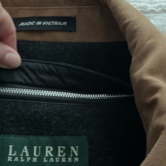 Ralph Lauren Trench Overcoat Men's Jacket Size 44 Long Removable Wool Liner - Picture 4 of 7